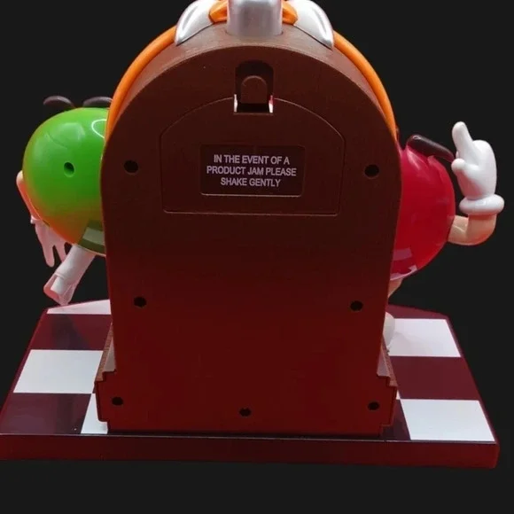 M&M rocking roll cafe candy dispenser